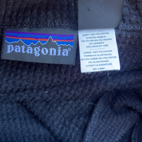 Patagonia R1 Fleece Pullover Black- Women’s Large - Picture 5 of 6